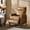 Camel, variant on Modern Power Genuine Leather Recliner Chair with USB and Solid Wood Legs for Living Room Beige