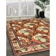 thumbnail image 3 of Ahgly Company Machine Washable Indoor Rectangle Traditional Sand Brown Area Rugs, 7' x 9', 3 of 7