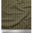 thumbnail image 1 of Soimoi Velvet Fabric Ogee Small Printed Craft Fabric by The Yard 58 Inch Wide, 1 of 3