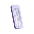 thumbnail image 1 of Injueey 7 unids/set Kit de papelería estudiantes regla Triangular transportador brújulas borrador lápiz recarga regalo caja de herramientas pinturas Violeta, 1 of 6