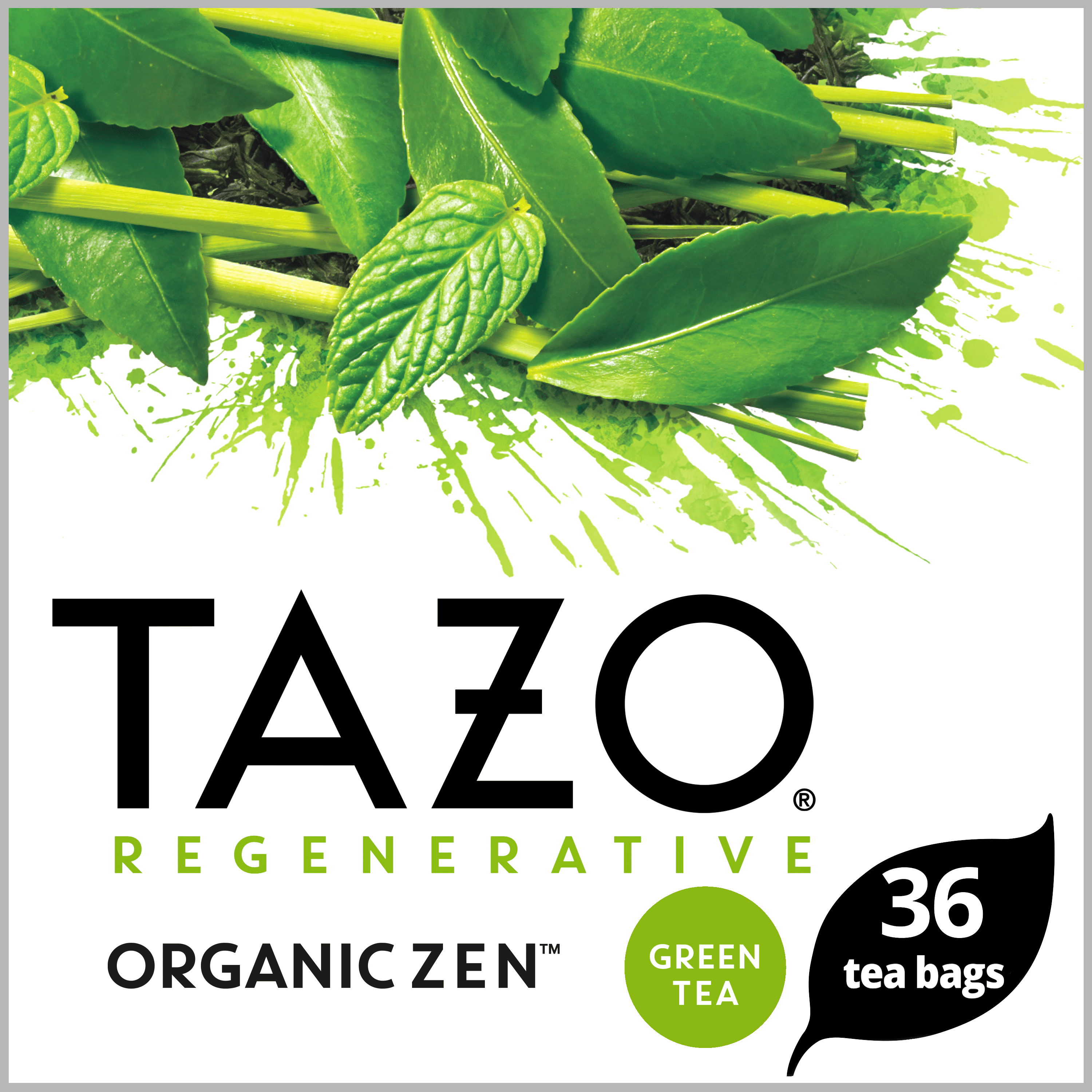 (2 pack) Tazo Organic Zen Green Tea Bags - 36 ct