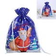 thumbnail image 3 of Worallymy Bolsa de dulces de Navidad con cordón para galletas aperitivos bolsa de embalaje regalo de fiesta impreso de Navidad L Worallymy JD735816134, 3 of 7