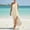 *Beige, variant on U Women's Halter Neck Sleeveless Backless Maxi Dress,Beach Vacation Summer Dress with Slit Beige,Women's Plus M