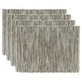 thumbnail image 1 of Fabstyles Shadows Cotton Placemats Set of 4 Machine Washable Thick Rustic Cloth Table Mats Perfect for The Kitchen, Dining, Coffee, Patio, Outdoor Tables, 1 of 3