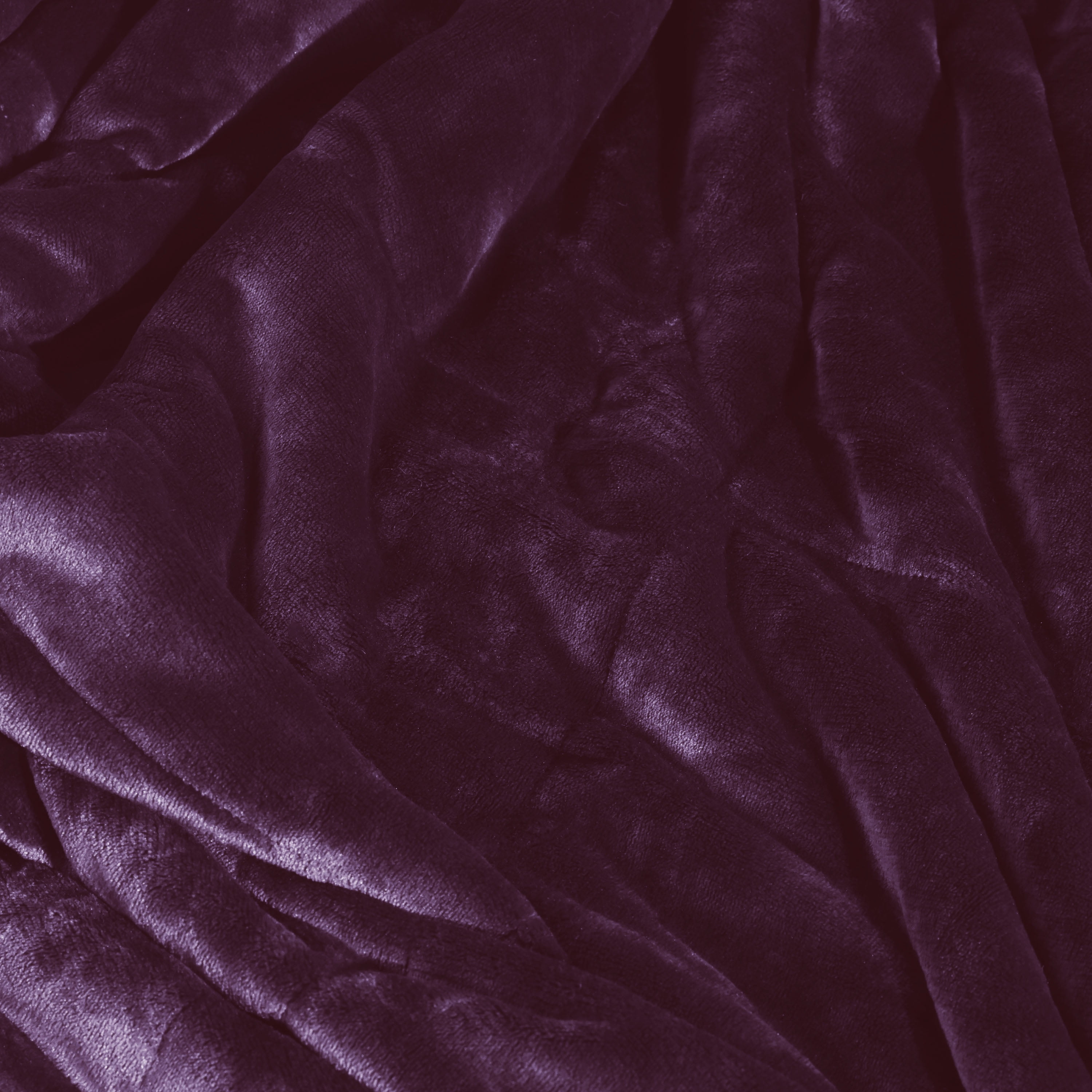 Vellux Plush Quilted Blanket, Queen, Purple