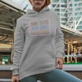 thumbnail image 2 of Drink Coffee, Read Books, Be Happy Quote Merch Gift, Heather Grey Hooded Sweatshirt or Hoodie, Large, 2 of 5