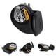 thumbnail image 1 of Bocina de caracol de motocicleta, bocina de caracol electr¨?nica universal mini ruidosa para altavoz de voz ruidosa de motocicleta 12V 510HZ Sirena de bocina de aire de caracol de coche negro Ecomeon no, 1 of 5