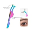 thumbnail image 4 of Rizador de pestañas Rizador de pestañas de metal clásico para todas las herramientas de maquillaje cosmético en forma de ojo, 6 almohadillas de repuesto de silicona de repuesto. Afortunado Sencillez, 4 of 5