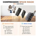 thumbnail image 4 of Fegat Rolling Vacuum Backpack Travel,New Upgrade 70L Carry-On Backpack with Wheels,One-Button Vacuum Compression System, Built-In Electric Pump, TSA Lock, Expandable for Travel Business, 4 of 10