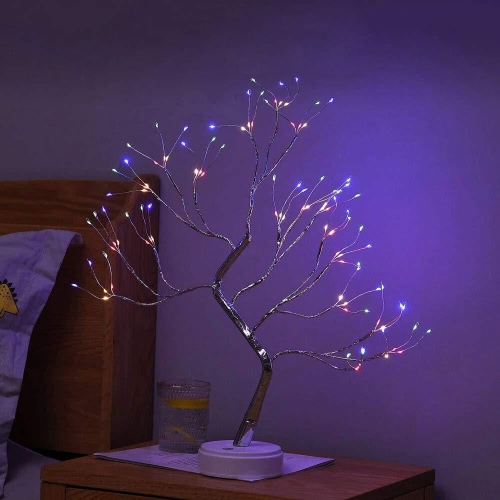 Bonsai Tree Light for Room Decor, Aesthetic Lamps for Living Room, Cute  Night Light for House Decor, Good Ideas for Gifts, Home Decorations,  Weddings,snowflake,F112871 