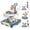 Green, variant on LHUAI Baby Walker With Bouncer, Removable Footrest, Feeding Tray & Music, Foldable & Adjustable Activity Walker For Boys And Girls, Toddler Infant, Green
