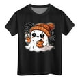 thumbnail image 5 of enyan Girl Shirt for Kids Halloween Baby Girl Clothes Children Toddlers Outfits Girls Top(Black,6-7 Years), 5 of 5