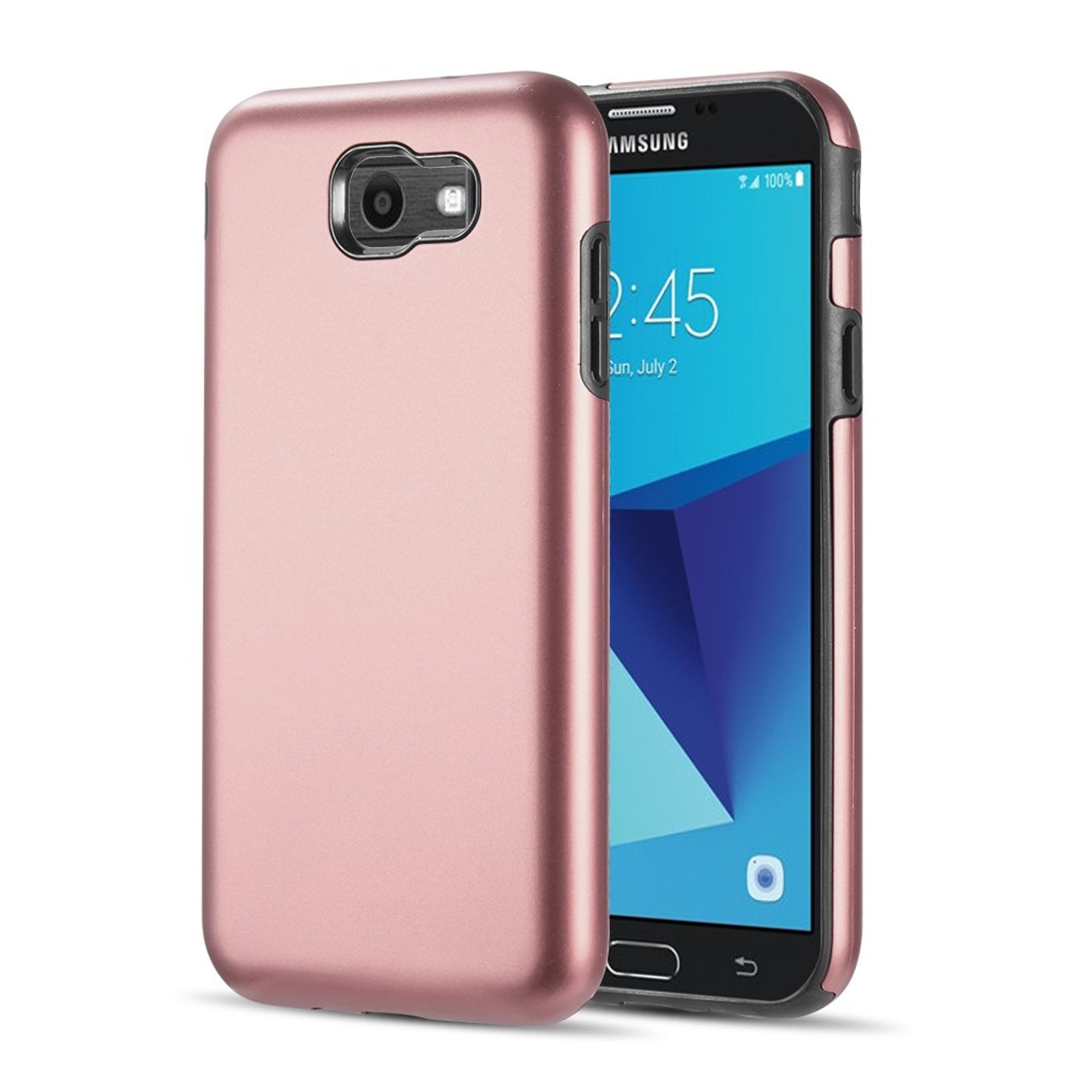 Samsung Galaxy J7 Sky Pro phone case by Insten The Patrol Hybrid PC/TPU Rubber Case Cover For