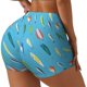 thumbnail image 1 of Balery Different Color Fishing Bait Pantalones cortos de entrenamiento estampados para mujer, sin costuras, ajustados, para gimnasio, yoga, correr, deportes, ejercicio activo, fitness.-XX-Large, 1 of 8