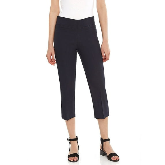 Women's Pull-On Comfort Fit Capri Dress Pants