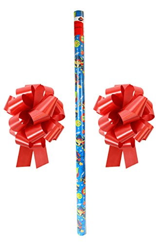 Jake the Pirate New Disney Christmas Wrapping Paper & 2 Red Bows