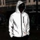 thumbnail image 1 of ZHAOCHENG Chaqueta reflectante cálida e impermeable Chaqueta de seguridad de alta visibilidad Ligera_XXL, 1 of 5