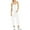 White, variant on Sherrylily Womens Casual Sleeveless Jumpsuit Spaghetti Strap Loose Romper with Pockets