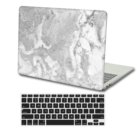 KSK KAISHEK Hard Protective Shell Case Cover Only Compatible 2022.0 Rel. MacBook Air 13.6" m2 with Retina Display Type C Model: A2681 m2 Marble A 117 + Black Keyboard Cover