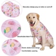 thumbnail image 5 of HQREA Pet Clothes Dog Summer T-Shirt Printed Breathable Dog Vest Clothes Outfit for Large Dogs, 5 of 6