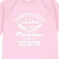 thumbnail image 4 of Inktastic Handpicked for Earth by My Mawmaw in Heaven with Angel Wings Boys or Girls Long Sleeve Baby Bodysuit, 4 of 5