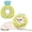 Pineapple, variant on Minzimin 1Pack Soft Cat Cone Collar, Cute Cat Collar Suitable for Small, Medium, Large Cats,Elizabethan Neck Collar for Cats After