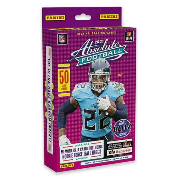 2021 Panini NFL Absolute Football Trading Card Hanger Box 50 Cards