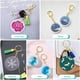 thumbnail image 3 of Yuarrent 120 piezas discos circulares acrílico llavero Metal multiusos fiesta accesorios borla colgante superficie lisa mano de obra fina Artesanía, 3 of 6