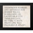 thumbnail image 2 of SD Graphics Studio 14x12 Black Modern Framed Museum Art Print Titled - Champagne Bubbles, 2 of 5