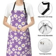 thumbnail image 6 of Uemuo Daisies Flowers Pattern Waterproof Apron Adjustable Dishwasher Apron- Apron for Women Men Heavy Duty Work Apron for Dishwashing Chemical Lab, 6 of 9