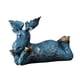thumbnail image 5 of Estatua de resina Escultura de renovinas para decoración del hogar Centres de artesanía Colina de gabinete Oficina Comedor Comedor Figura de es Azul acostado, 5 of 9