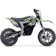 MotoTec 36v 790w Demon Electric Dirt Bike Lithium Green