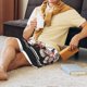 thumbnail image 5 of Fotbe Starfishes Shells Pantalones Cortos de Pijama para Hombre, Ropa de Dormir, Pantalones de Pijama Cortos para Hombre-XX-Large, 5 of 6