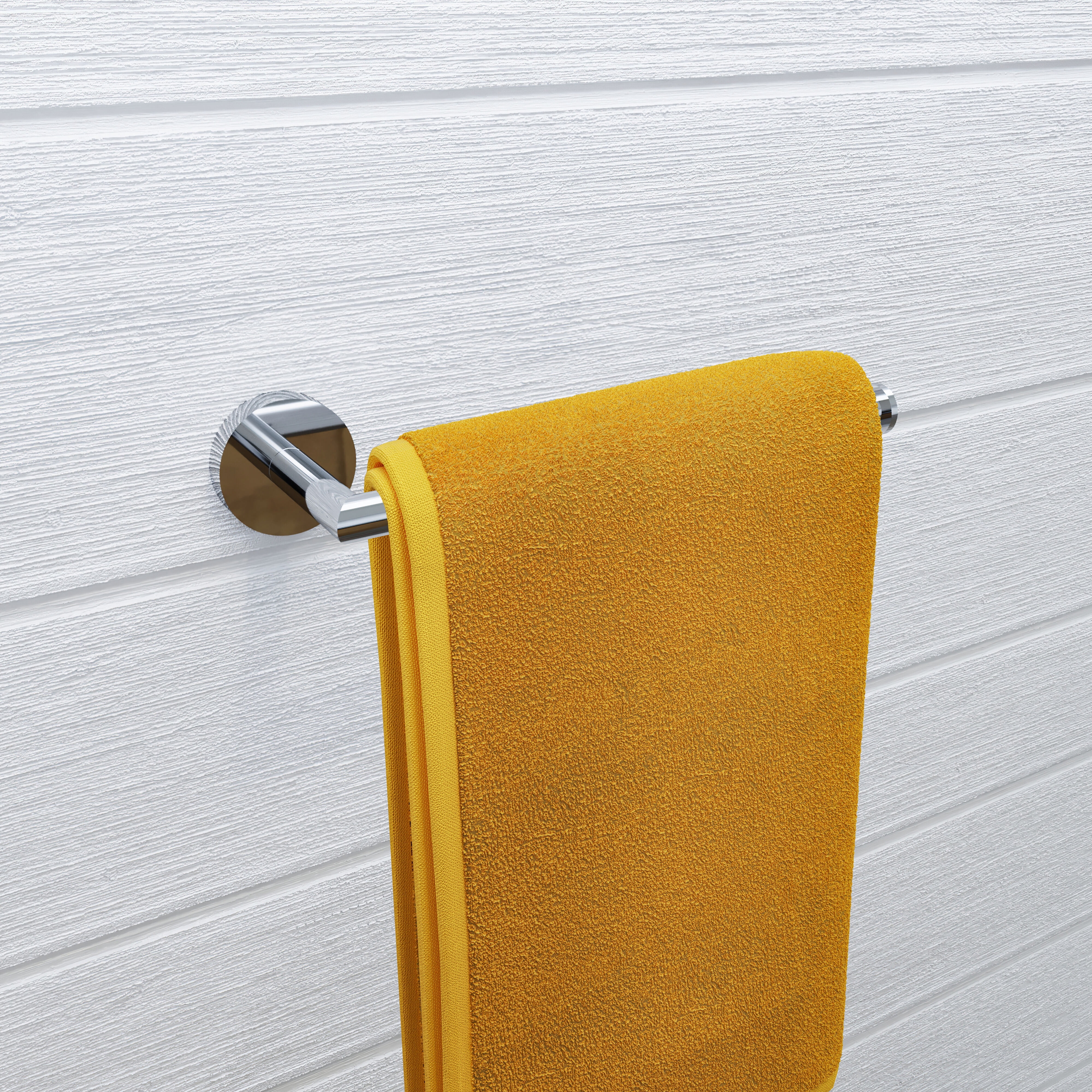 Croydex Flexi-Fix Epsom 10.6" Towel Bar in Chrome