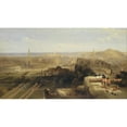thumbnail image 3 of David Roberts 18x12 Black Modern Framed Museum Art Print Titled - Edinburgh from the Castle, 3 of 5