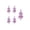 Purple, variant on 5Pcs Artificial Powder Glittery Berry, Christmas Ornaments Decorations Set, Xmas Tree Hanging Pendants, Seasonal Indoor Outdoor Decor for Christmas Tree Wreath Desk Mantel