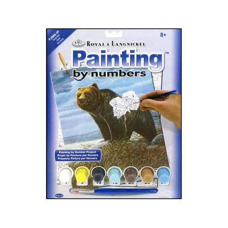 Royal Paint By Number Junior Grizzly Bear