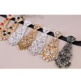 thumbnail image 4 of Corbatas de diamantes - Corbatas de lentejuelas preatadas con longitud ajustable - Gran variedad de colores disponibles, gris Feliz Sencillez, 4 of 4