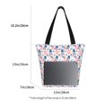 thumbnail image 5 of Fotbe American Gnomes Pattern Beach Tote,Shoulder Handbag,Spacious Tote Bag,Lightweight Travel Bag,Versatile Shopping Bag, 5 of 9