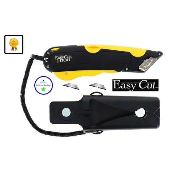 Easy Cut 1000 Yellow Safety Box Cutter Knife Easycut - Special Lowest Ebay Price
