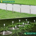 thumbnail image 6 of Kanstar Solar Pathway Lights Warm White LED Auto Dusk-to-Dawn 12-Pack 13 Inch, 6 of 8