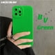 thumbnail image 2 of Funda de teléfono de silicona suave verde brillante a la moda para iPhone 13 14 11 12 Pro Max XS XR 7 8 Plus SE 2020 Color caramelo marea cubierta mate Tan Jianjun unisex, 2 of 2