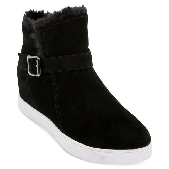 Aqua College Women's Black Suede Gayla Waterproof High Top Sneakers Size 11