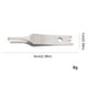 thumbnail image 5 of Para Sedal Pesca Cortador Minialicates Acero Inoxidable Herramienta (plata), 5 of 5