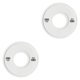 thumbnail image 4 of 2 placas de cambio para barras de 2 pulgadas, accesorio portátil con ranuras en el interior. 05 kg blanco, 4 of 9