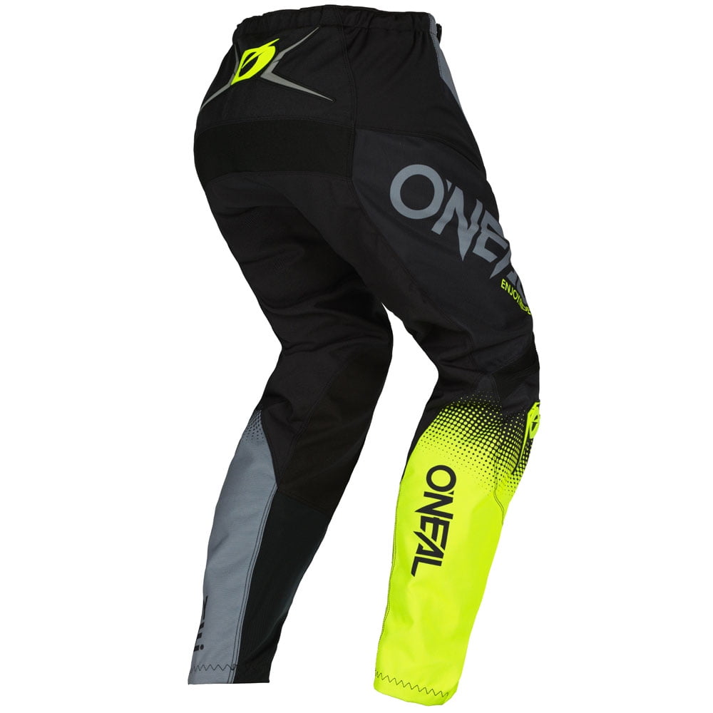 Oneal Element Racewear Black/Grey/Yellow Jersey Pant Combo