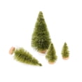 thumbnail image 5 of JUNWELL 4PCS Artificial Mini Christmas Trees  Upgrade Sisal Trees with Wood Base Bottle Brush Trees for Christmas Table Top Decor Winter Crafts Ornaments Green  Gold and Ivory, 5 of 10