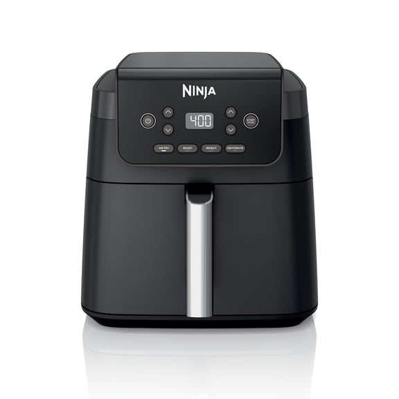 Ninja Air Fryer Pro XL 6.5-Qt, 4-in-1, Air Crisp Technology, Nonstick Crisper Plate, AF180 Black