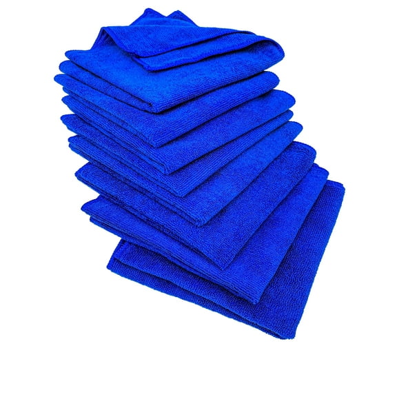 Microfiber Towels For Cars Car Drying Wash Detailing Polishing Cloth Dryer Towel Auto Professional Thick Rag 8 Pack Blue
