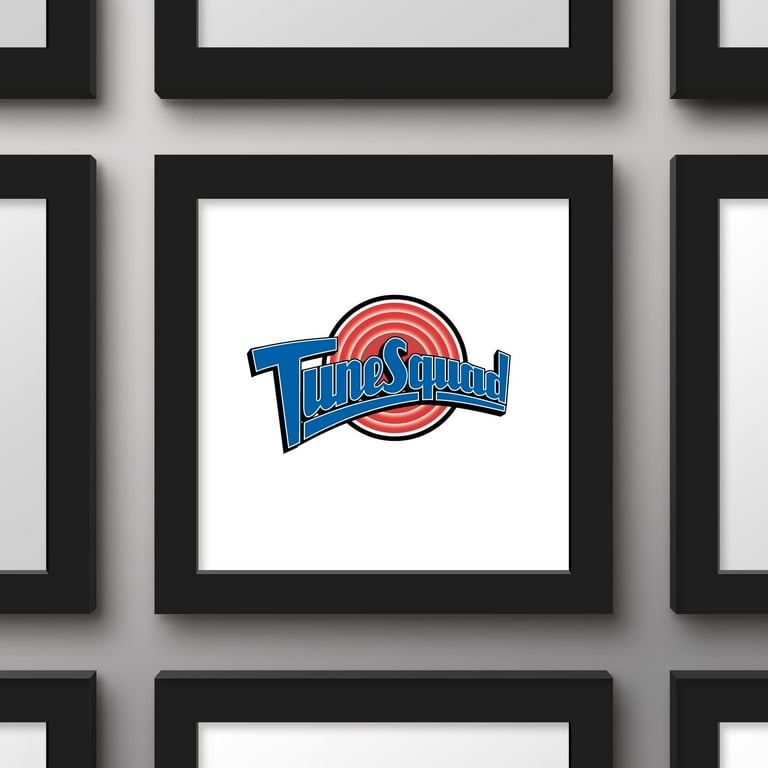 Gallery Pops Space Jam Tune Squad Logo Wall Art, Black Framed